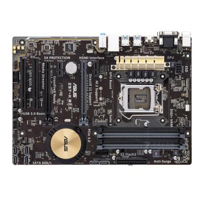 China Asus Z97-K R2.0 Desktop LGA 1150 DDR3 USB2.0 USB3.0 32GB Used Desktop Motherboard For I3 I5 I7 CPU Z97 for sale