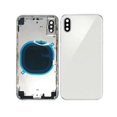 China Original Battery Cover Glass Body Glass Back Case For iPhone X Back Door With Middle Frame Replacement for sale