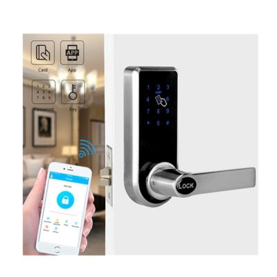 China Smart TTLock front control mobile biometric keyless electronic ttlock Ble digital fingerprint hotel lock for sale