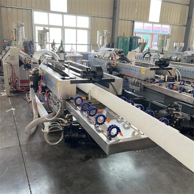 China PVC-Wallrohr-Extrusionsleitung mit Doppelwand für Drainagerohre zu verkaufen