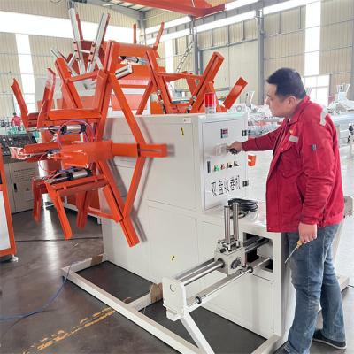 China Plastic extruderingsmachine Landbouw Pipe Drip Tape Making Machine Pe Pipe Production Line Drip Tape Machine Te koop