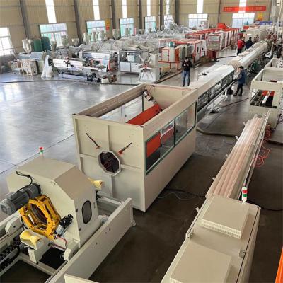 China Automated PE Pipe Extrusion Line Plastic PE HDPE PPR Pipe Making Machine for sale