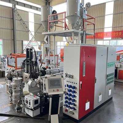 China 5kw-100kw PLC Control Automatic Plastic Pipe Extrusion Line for sale