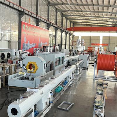 Cina Linea di estrusione di tubi di plastica a vite singola HDPE PPR PP PE per 20-110 mm in vendita