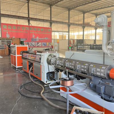 China HDPE / LDPE / PP enkel schroefgegooide buis extruder Te koop