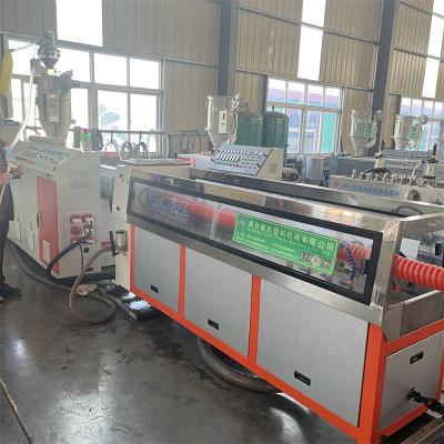 China Een schroef 31 kW golfbuis productielijn met Sj75/30 schroef extruder Te koop