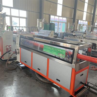 Chine Machine de fabrication de tuyaux ondulés Ligne d'extrusion de conduits ondulés pour HDPE PP LDPE à paroi simple à vendre