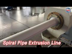 Irrigation Gas Spiral Pipe Extrusion Line PVC HDPE PE Double / Three Layers