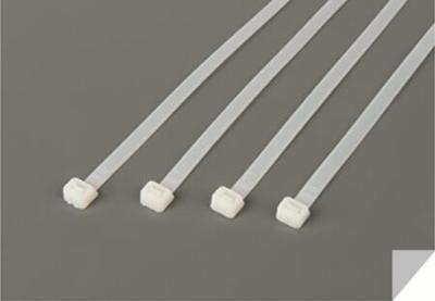 China Nylon Strong Cable Ties , Standard White Plate Lock Plastic Cable Ties for sale