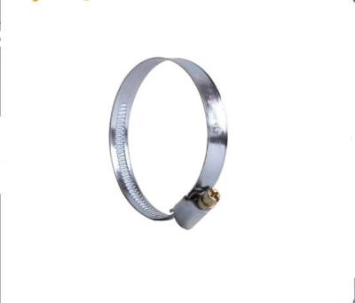 China 7.5mm  Non Perforated Hose Clamps / Zinc Plated Steel Hose Clamp Tensile Strength for sale