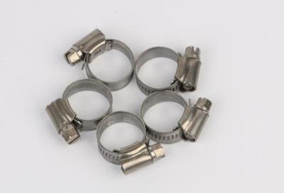 China British Style Non Perforated Hose Clamps , Transmission Hose Clamps With Riveted Housing for sale