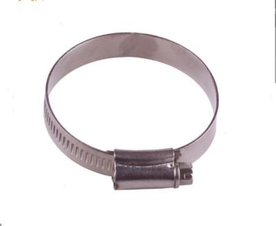 China 9.7mm  Stainless Hose Clamps Heavy Duty , Smooth Band Hose Clamps Italy Type for sale