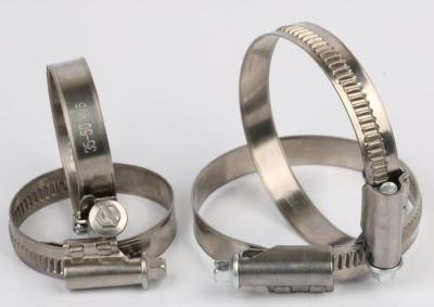 China 12mm 316 Stainless Steel Hose Clamps Without Welded Housing Design for sale