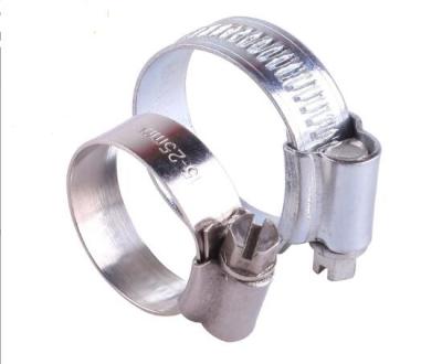 China Custom Non Perforated Hose Clamps , Hose Pipe Clamp With Welded Housing for sale