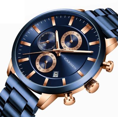 China Japan Watch Chrono Men's Day/Date Fashion Luxury Parts Custom Simple Military Steel Quartz Watch Price Watches Wholesale for sale