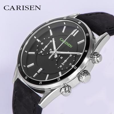 China Classic Luxury Chronograph Mens OEM With Japanese Quartz Movement Wrist Watch Quartz Watches for sale