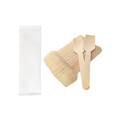 China Excellent Sustainable Wooden Factory China Disposable Wooden Cutlery Spoon Shovel for sale