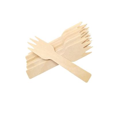 China Mechanical Automation Biodegradable Food Forks Custom Wooden Fruit Fork for sale