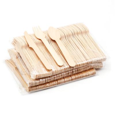 China Mechanical Automation Factory Product Eco-friendly Disposable Cutlery Knife Wooden Spoon And Fork Logo for sale