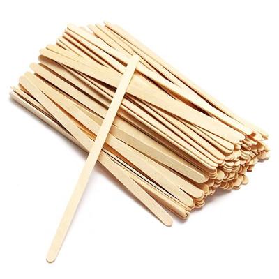 China Stir Coffee China Hot Stamping Disposable Biodegradable Coffee Stirrers Sticks Custom Durable Birch Wooden Stirring Stick For Coffee for sale