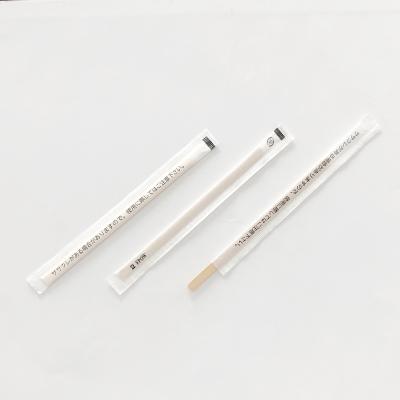 China Stir Disposable Bulk Coffee Sticks Birch Wooden Individual Wrapping Wooden Stirrer for sale