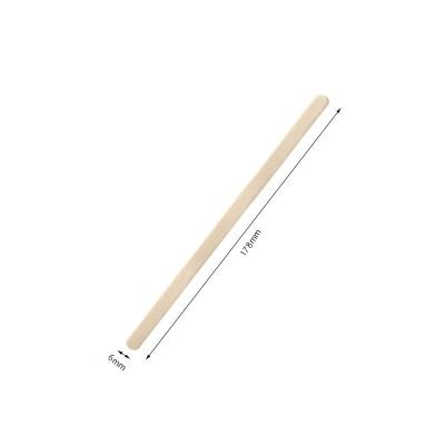 China Stir Coffee Disposable Stir Manufactured Coffee Stir Customized Packing Birch Wood Coffee Stirrer For Bar for sale