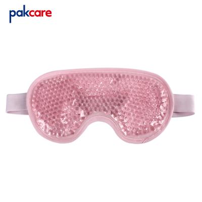 China Reusable Anti-Puffiness Gel Beads Hot Cold Packed Gel Ice Pack Eye Mask for sale