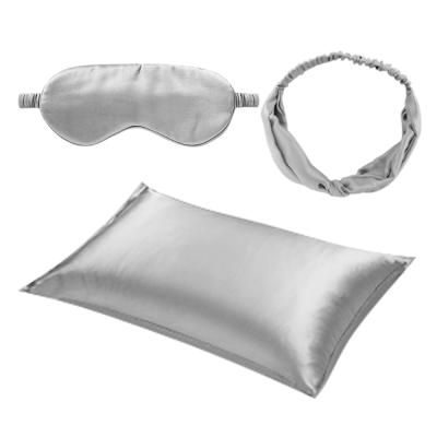 China Beauty/Wellness/Personal Care/Field Medical/Gifts & Promotion Super Soft Silk Eye Mask With Adjustable Strap And Pillow Towel For Travel for sale