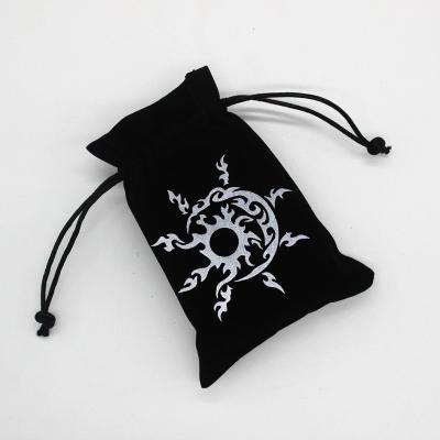 China Tarot Card Protect Popular Thick Velvet Cotton Tarot Bags Card Storage Bag Tarot Card Pouch for sale