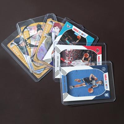 China Chinese Customizable Business Card Supplier 3x4 Top Loader 35pt PVC Sports Card Top Loaders Holder for sale