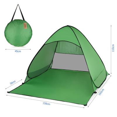 China Floding Removeable Beach Tent Outdoor Camping Windproof Extended Type Waterproof Tarp Spring 3-4 People Portable Noise Proof for sale