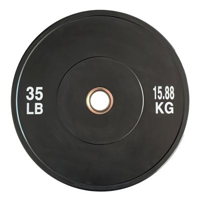 China Weightllfting professionally designed gym weight plates are hot selling customizable black barbell weight plate for sale