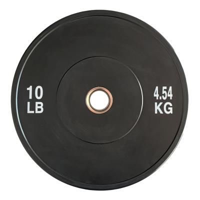 China Hot Sale Low Price Weightllfting Black Weight Plate Competition Standard Bumper Plates For Gym Training for sale