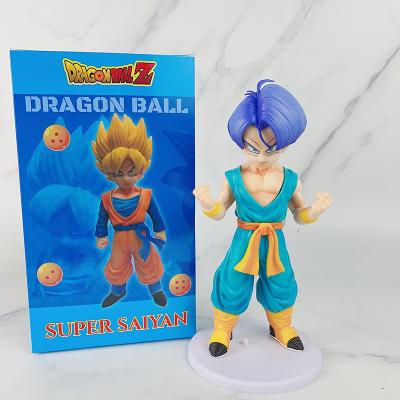 China Super Action Figure Son Goku Cartoon Ball Toy Dragon Z Saiyan PVC Anime Goku Doll Model Collectible Ornament Fans Kids Toy Gift for sale