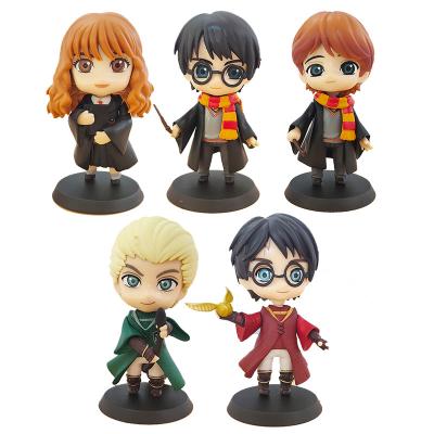 China Cartoon Toy Q Version 5pcs/Set Harry Potter Mini Cute Blind Box Doll Table Cake Decoration Figure for sale