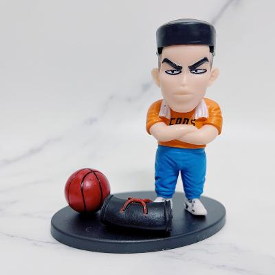 China Cartoon Toy 5Pcs/Set 8cm Slam Dunk Akagi Takenori Rukawa Kaede Slamdunk Anime Action Figure Model Toy Doll Gift For Kids Collection Figure for sale