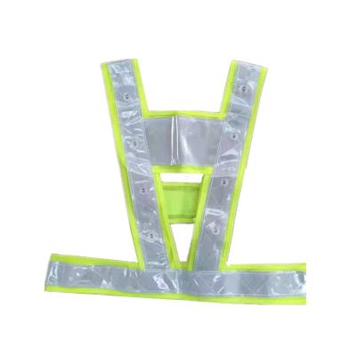 China LED FLASH China Factory High Visibility Safety Clothing Running Reflective Led Vest for sale