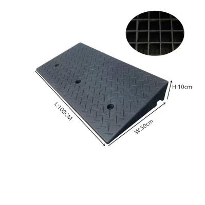 China 100*50*10Cm Road Safety Price Discount Garage Transport Fixed Vehicle Restraint Rubber Ramp for sale