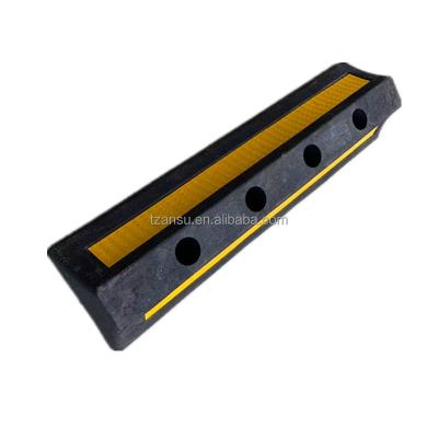 China New durable yellow and black rubber plastic cue car parking wheel cap for sale