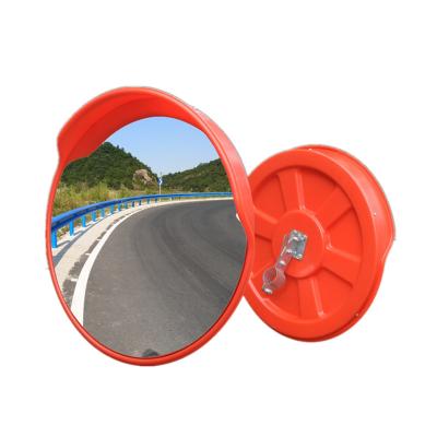 China New 60Cm Orange Reflector Wide Angle Traffic Durable Selling Red Indoor Convex Mirrors for sale