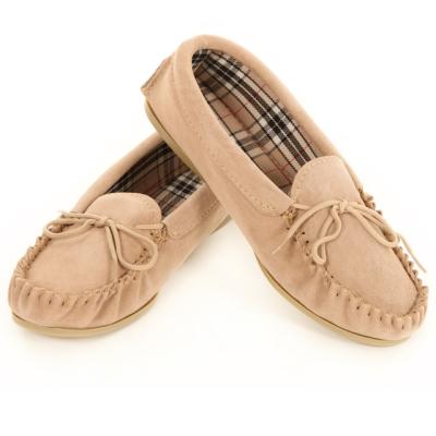 China CUSHIONING Winter Fashion Women Sheep Fur Genie Sheepskin Thermal Women Shoes Lovers Slip On for sale