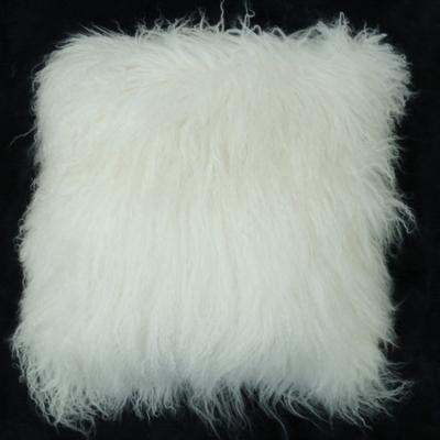 China 2021 Luxury Hit Faux Fur Pillow Cushion Cover Folded Fur Pillow For Sofa for sale