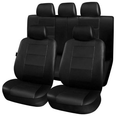 China Luxury coche d'asiento de Sear Chair Cushion funda de asientos Para Infant Full Set 9D Universal Sports PU Washable Leather Car Seat Covers for sale