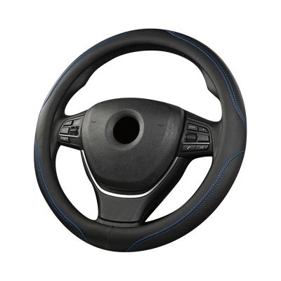 China Brief & Single PU Leather Car Color Steering Wheel Cover For Mercedes Benz A Since C S E Class W169 W177 W176 W245 W246 W247 W212 W213 W204 W205 for sale