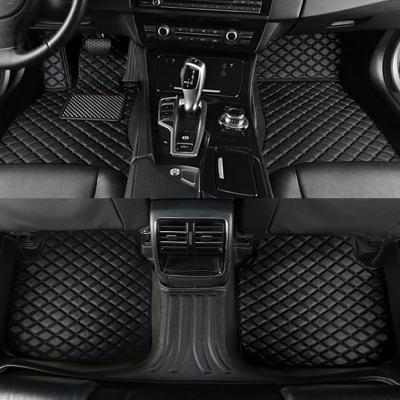 China Waterproof / Anti-silp 3d Carpet Car Mat Floor New Style Leather For Honda CRV CR-V CR V HRV URV BRV Odyssey Jade Crossroads Elysion Scan 2020 2021 for sale