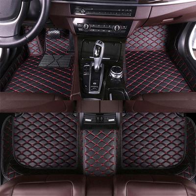 China Custom Waterproof/Anti-silp Mats Pvc Leather 5D Car Floor Mats For Jeep Grand Cherokee XJ Cowboy TJ Jk Jl YJ Renegade Compass Patriot Gladiator for sale