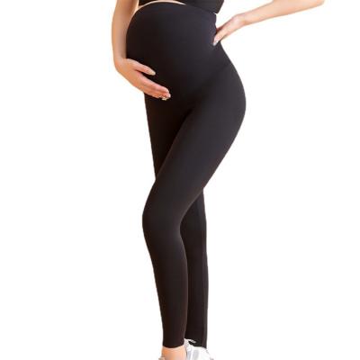 China Antibacterial Summer Outside Wear Sports Yoga Shark Pants Long Pants Maternity Belly Sleep Pregnancy Belly Cover Pants Female for sale