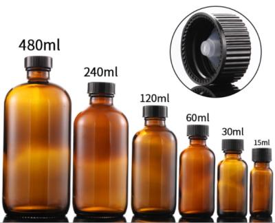 China 10ml 20ml 30ml 50ml 100ml Dropper Bottle Amber Packaging Glass Bottle Essential Oil Cosmetic Glass Bottle for sale