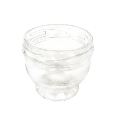 China Custom Glass Storage Jar 80ml Transparent Pyrex Glass Bottle Storage for sale