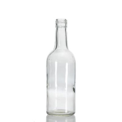 China Custom Whiskey Bottle Beverage Liquor Bottle Glass Small 250ml Wine Bottle for sale